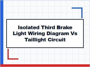 Isolated Third Brake Light Wiring Versus Taillight Circuits
